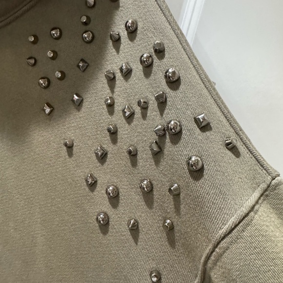 Free People **Lonely Heart** Studded Hoodie Sweatshirt - Picture 4 of 7